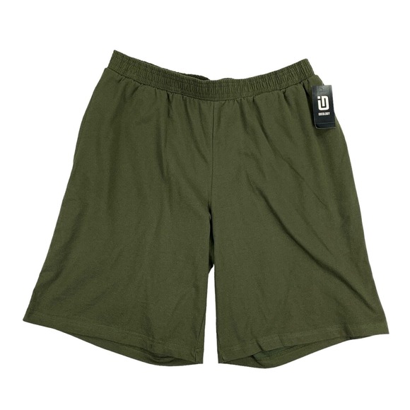 Ideology Mens Regular Fit Jersey Knit Shorts Olive Green L - Picture 1 of 4